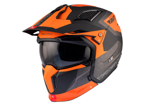 CASCO MT STREETFIGHTER SVSV S TOTEM B4 NARANJA | SKU: 1327995143-#