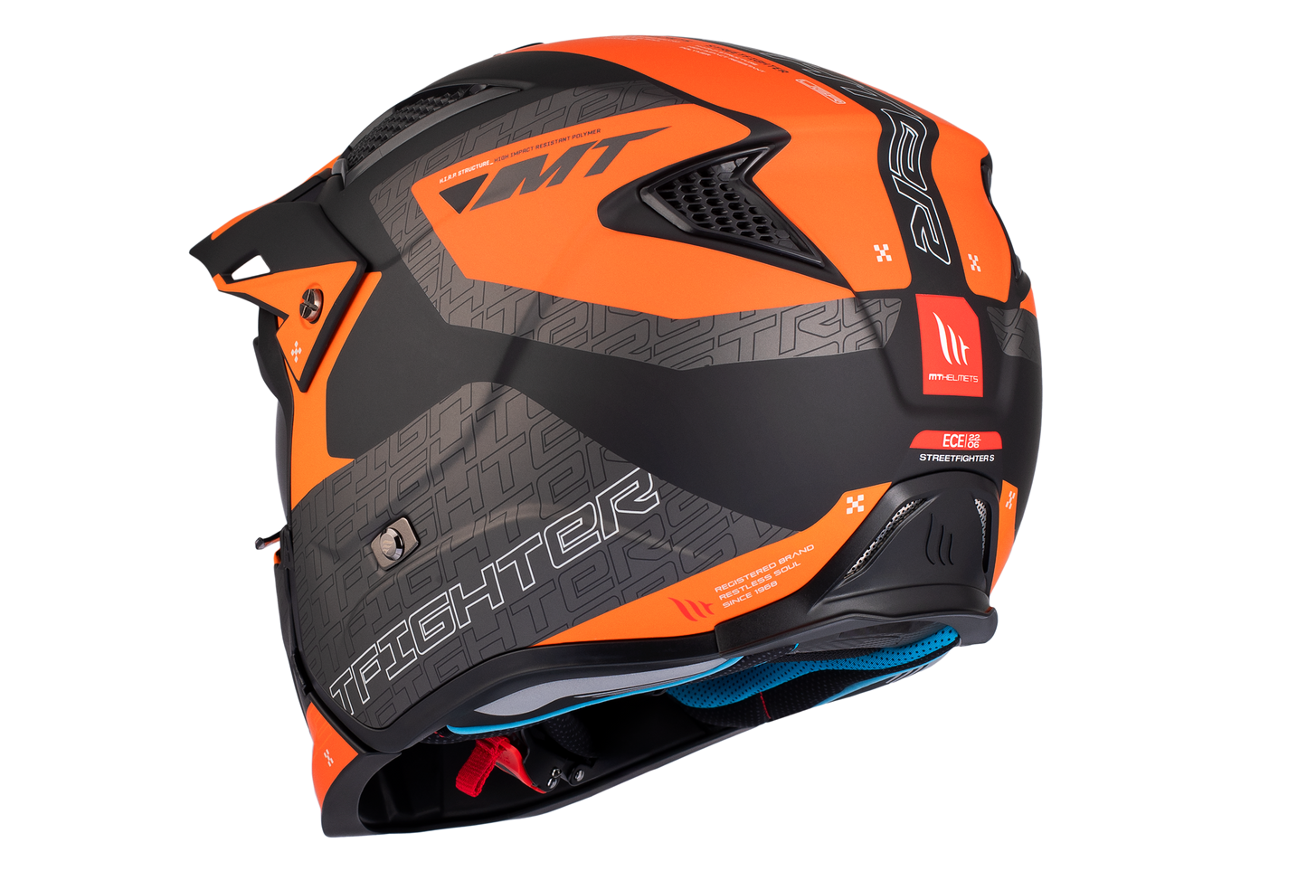 CASCO MT STREETFIGHTER SVSV S TOTEM B4 NARANJA | SKU: 1327995143-#