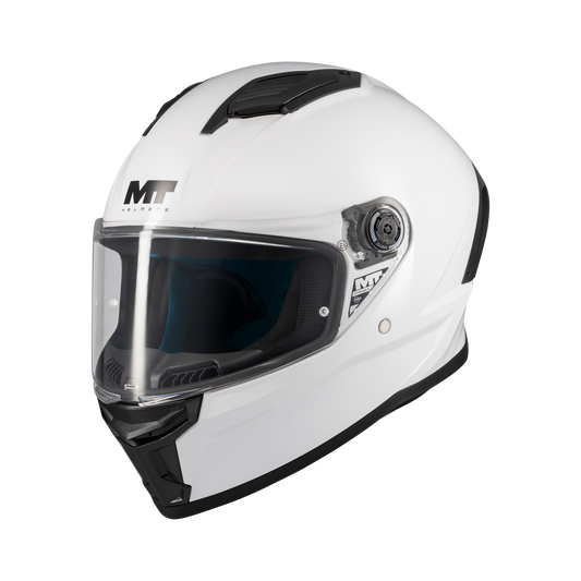 CASCO MT STINGER 2 PURE A0 BLANCO PERLA BRILLO SKU: 133400PA000#