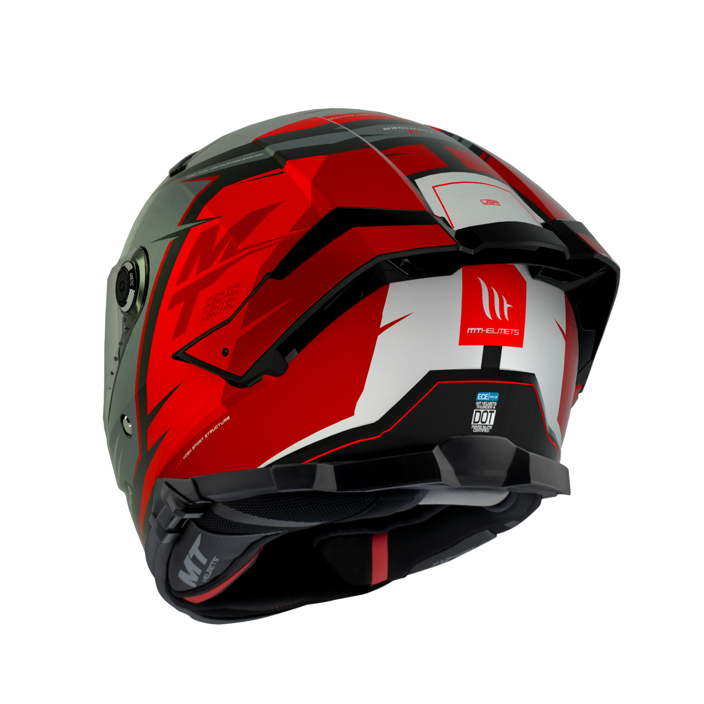CASCO MT FF118SV THUNDER 4 SV PENTAL B5 PERLA BRILLO | SKU: 1308988150#