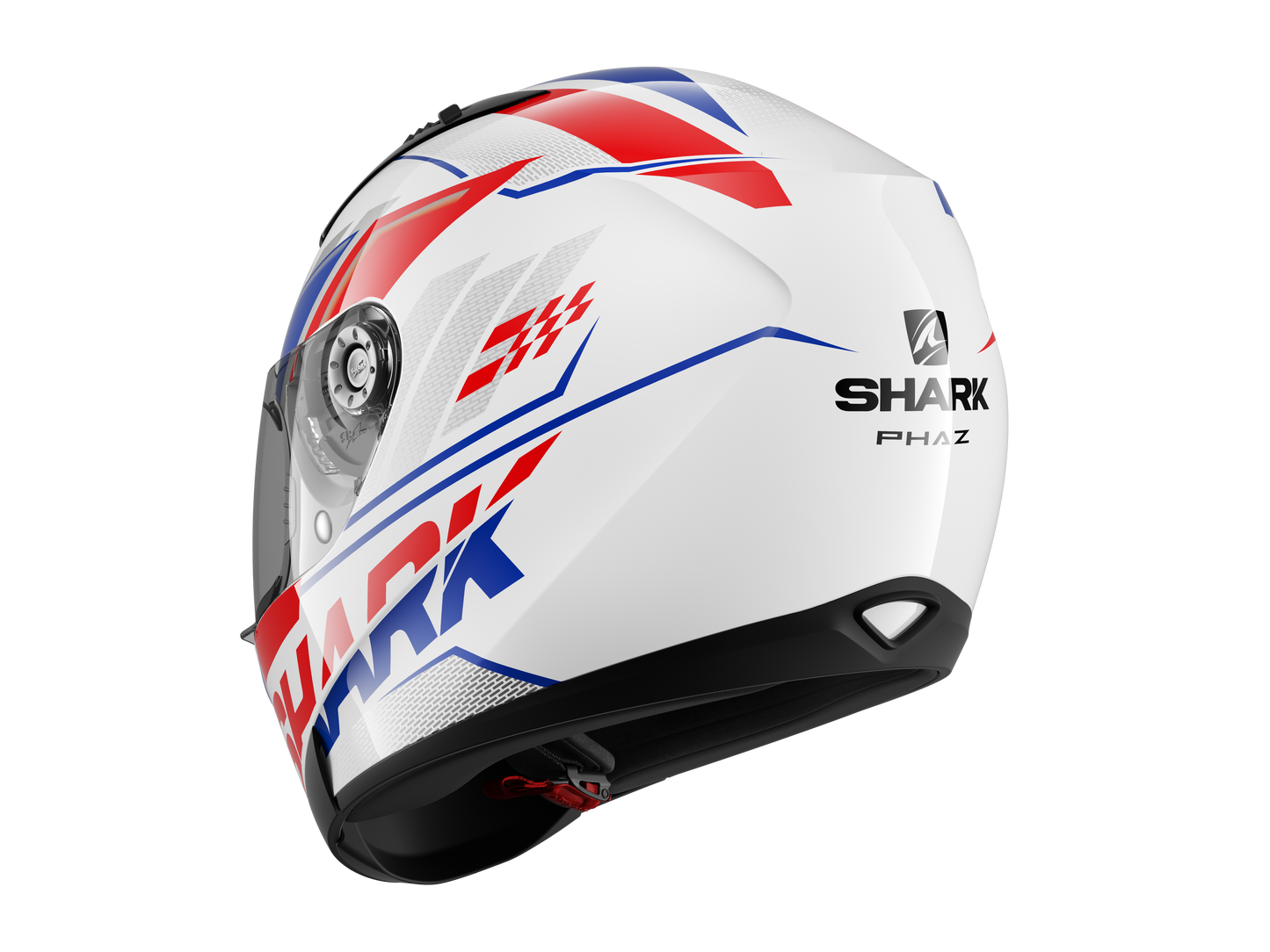 CASCO SHARK RIDILL 1.2 PHAZ WH/RED/BLU | SKU: HE0533EWBR#