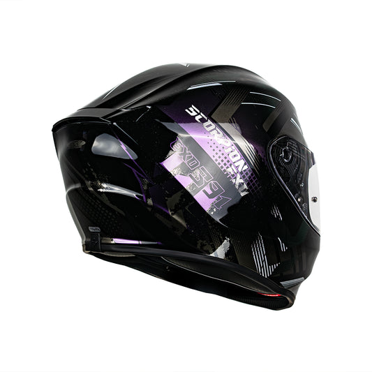 CASCO EXO-391 FULL FACE CLUTTER BLACK SKU:139-480-38-0#