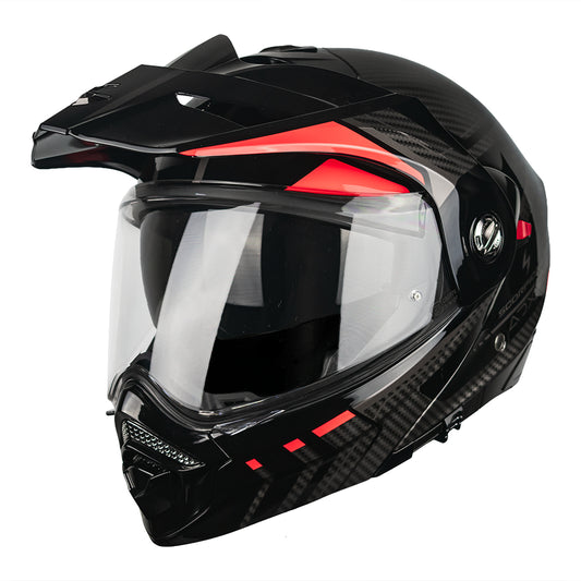 CASCO SCORPION EXO ADX-2 LEWIS BLACK - RED SKU: 89-504-24-0#