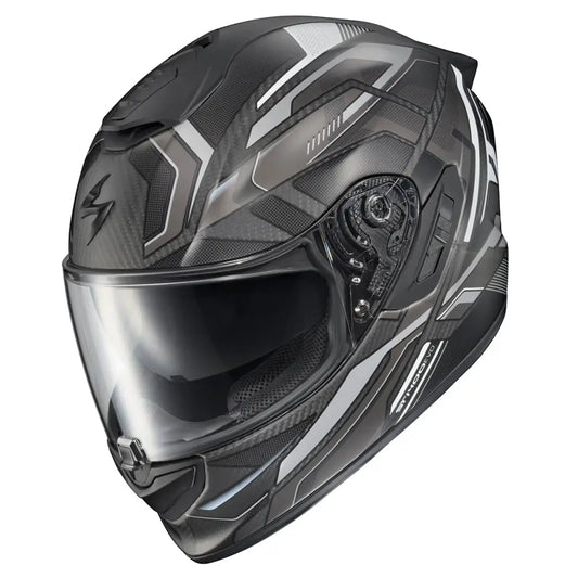 CASCO EXO-ST1400 EVO CARBON HELMET HEX MATTE GREY | SKU: 75-3261#