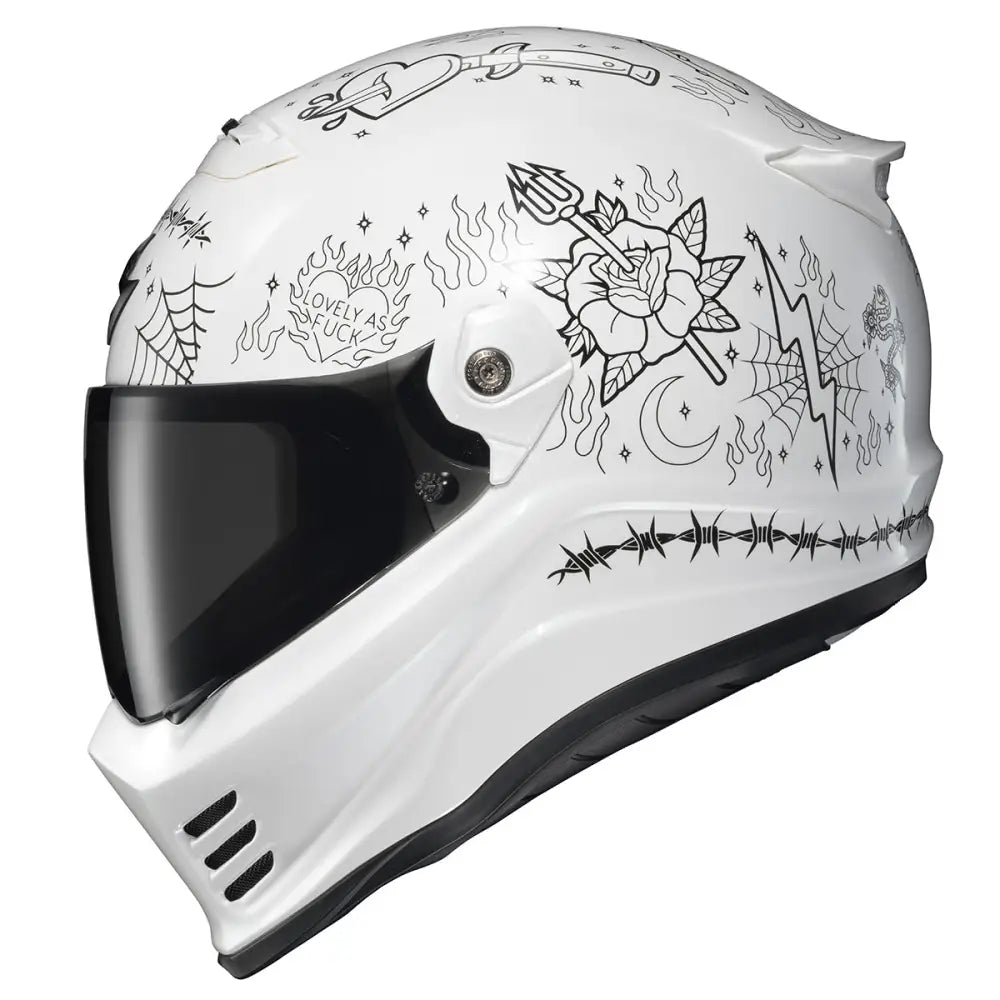 CASCO INTEGRAL SCORPION EXO COVERT FX LITAS 2 BLANCO | SKU: 75-3263#
