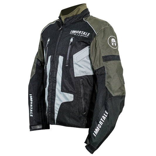 CHAMARRA IMMORTALE ARKANO HOMBRE NEGRO/VERDE | SKU: IMARKVR-#