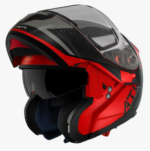 CASCO MT FU401SV ATOM SV ADVENTURE A5 | ROJO MATE | SKU: 1052871053#