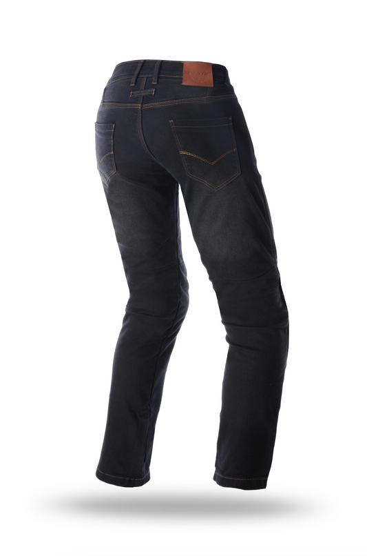 PANTALON VAQUERO SD-PJ4 REGULAR MUJER NEGRO | SKU: SD4200401#