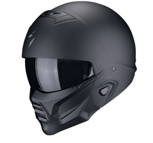 CASCO EXO-COMBAT II OPEN SOLID MATT BLACK SKU:182-100-10-0#