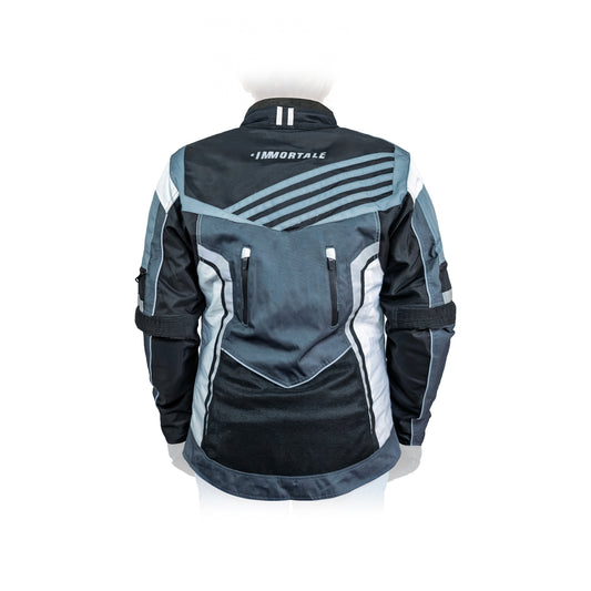 CHAMARRA IMMORTALE STELIA MUJER NEGRO / MORADO / / GRIS / BLANCO SKU: IMSTEMNEMOG-#