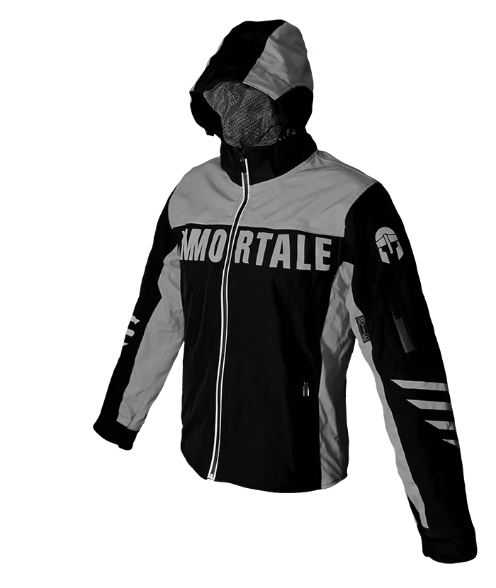CHAMARRA IMMORTALE URBAN | BLACK/GREY | SKU: IMURBGR-#
