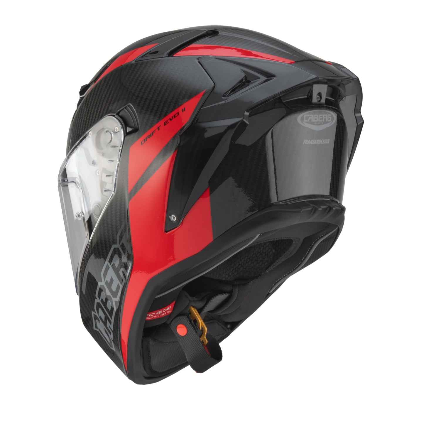 CASCO CABERG DRIFT EVO II CARBON NOVA RED SKU: C2RC60N4##