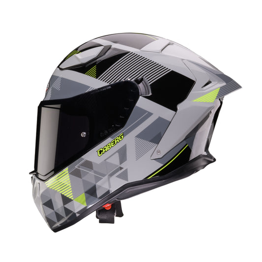 CASCO CABERG DRIFT EVO II PRISM GREY/BLACK/YELLOW FLUO SKU: C2RY60R2##