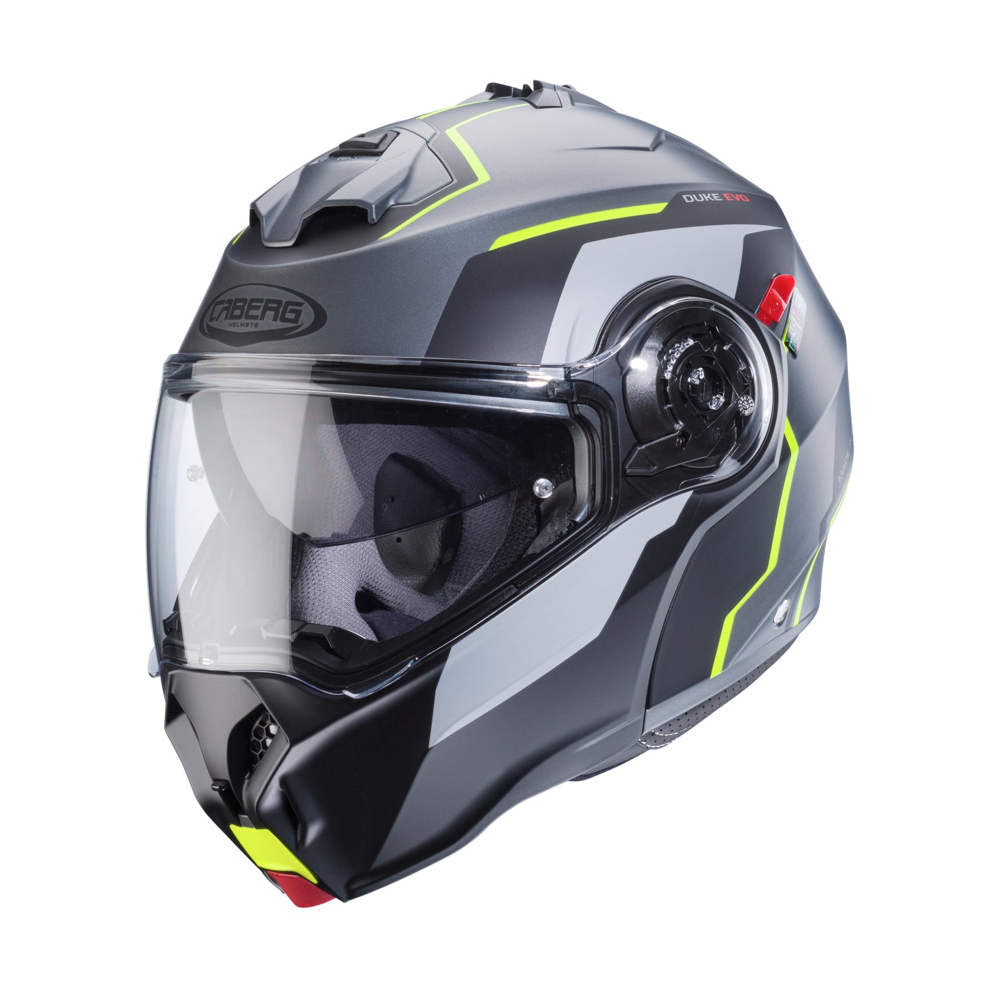 CASCO CABERG DUKE EVO MOVE MATT GUN METAL/BLACK/YELLOW FLUO SKU: C0KB60L1##