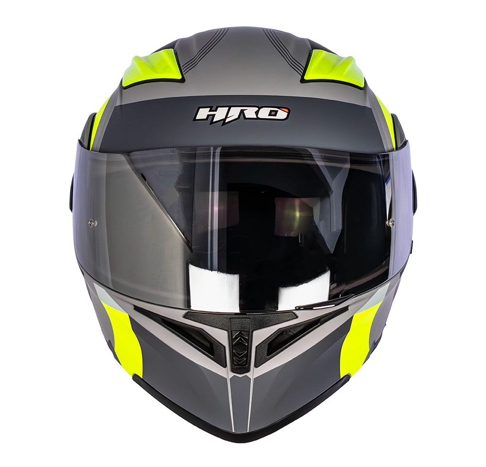 CASCO HRO 3400DV EVO SCROT GRIS MATE VISOR PLATA | SKU: H3400EVSCGR-#