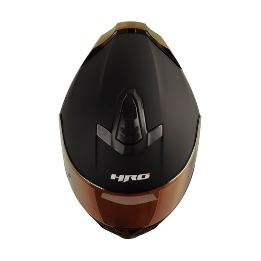 CASCO 506 SP SOLIDO NEGRO/PLATA MATE VISOR ROJO SKU: HRO506SONGPLRO-#