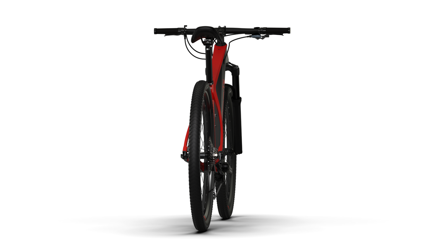 BICICLETA BENELLI M23 4.0 PRO CARB 29 DARK GREY RED | SKU: BBM234PRCB29GRRD#