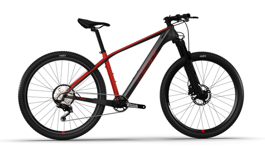 BICICLETA BENELLI M23 4.0 PRO CARB 29 DARK GREY RED | SKU: BBM234PRCB29GRRD#