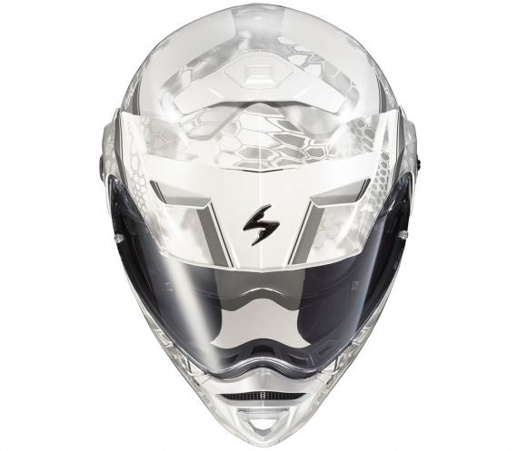 SCORPION EXO EXO-AT960 MODULAR HELMET KRYPTEK | WHITE | SKU: 75-2227#