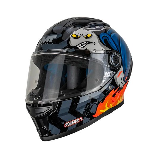 CASCO MT STINGER 2 YOUTH XTREME SNAIL B7 BRILLO MY SKU: 1366D45B71Y#