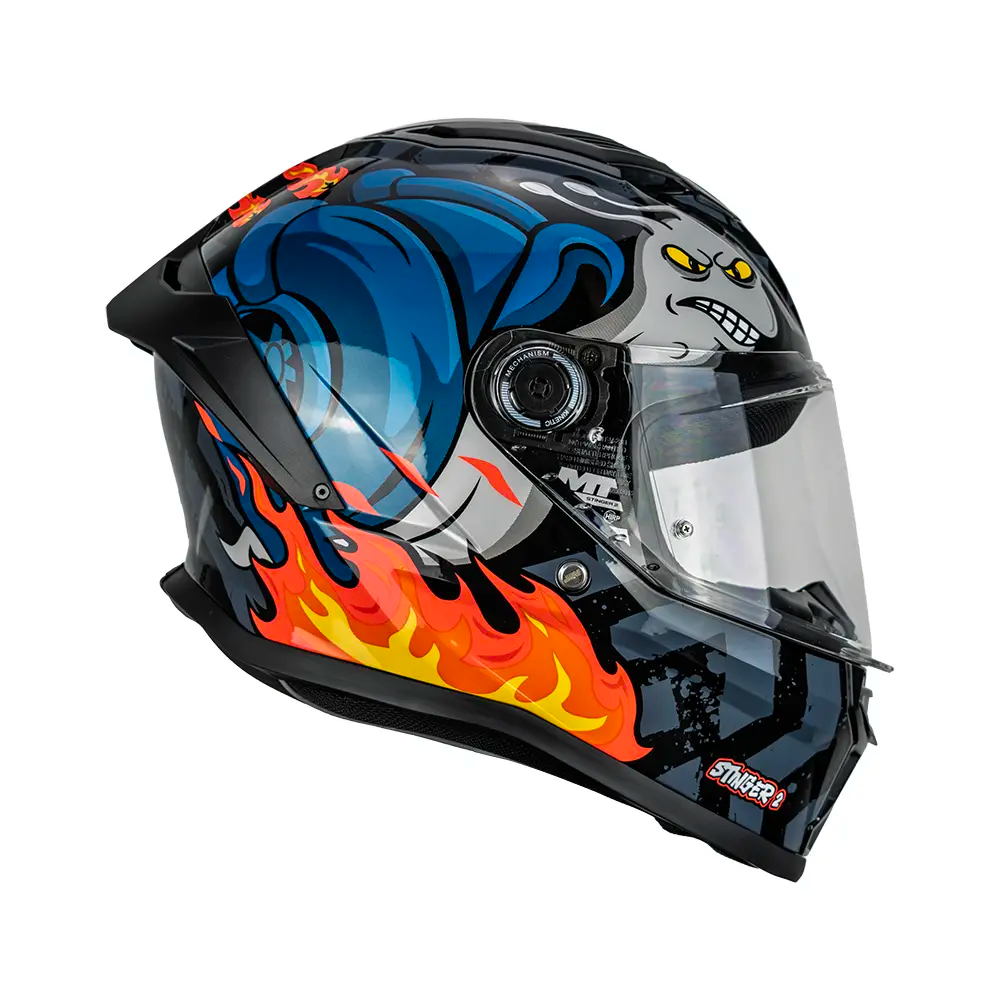 CASCO MT STINGER 2 YOUTH XTREME SNAIL B7 BRILLO MY SKU: 1366D45B71Y#
