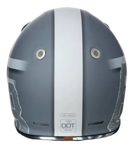 CASCO TORC T3 68 | GRIS/BLANCO/MATE | SKU: T31768:2#