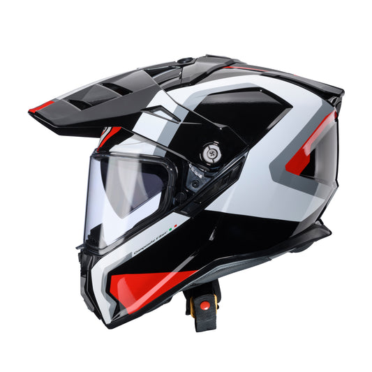 CASCO CABERG TANAMI SCRAM BLACK/RED/WHITE SKU:C2GA60G0##