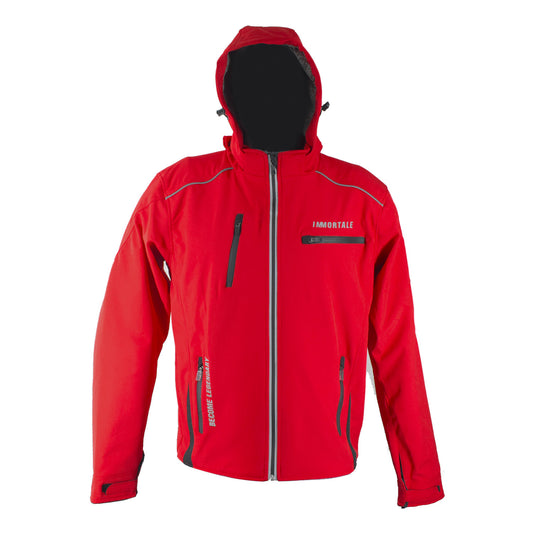 CHAMARRA CABALLERO ARGENTO CE-2706 | ROJO | SKU: IMARRED-#