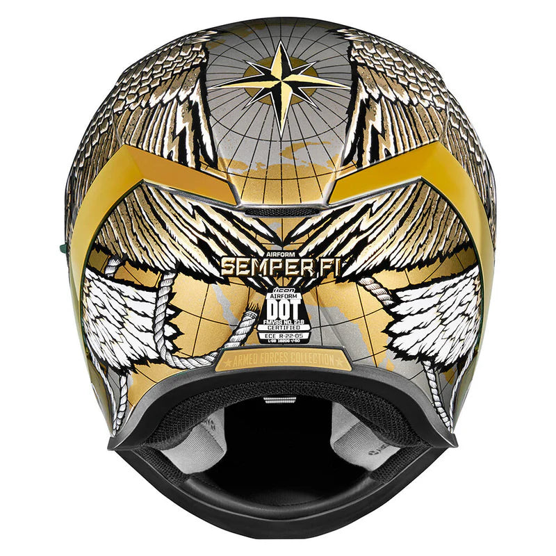 CASCO ICON AIRFORM SEMPER FI GOLD | SKU: 0101-1366#