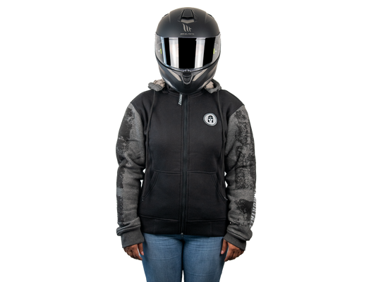 SUDADERA IMMORTALE HERA | BLACK/GREY | SKU: IMHERBKGR-#