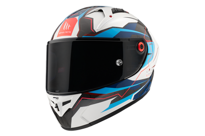 CASCO MT FF103PLUSC KRE+ CARBON KRAKER B7 | AZUL PERLA BRILLO | SKU: 1302928170#