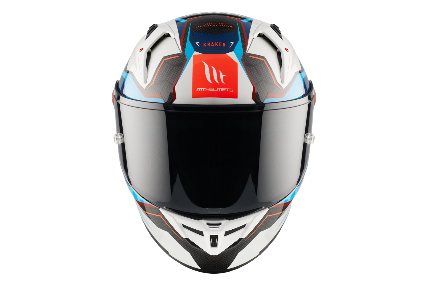 CASCO MT FF103PLUSC KRE+ CARBON KRAKER B7 | AZUL PERLA BRILLO | SKU: 1302928170#