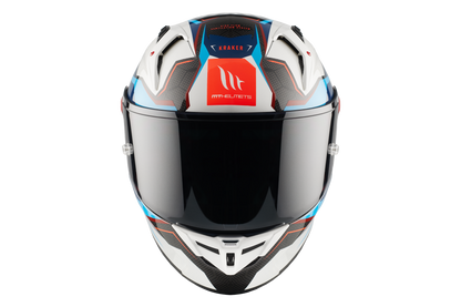 CASCO MT FF103PLUSC KRE+ CARBON KRAKER B7 | AZUL PERLA BRILLO | SKU: 1302928170#