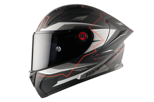 CASCO MT FF103PLUSC KRE+ CARBON KRAKER C5 | ROJO FLUOR MATE | SKU: 1302928253#