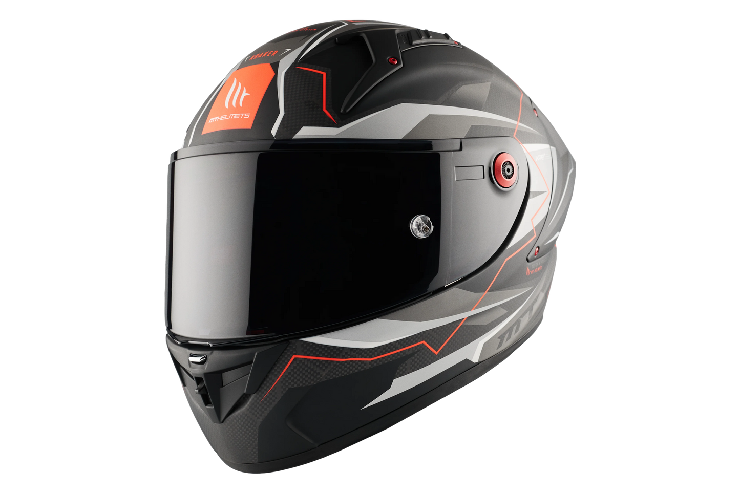 CASCO MT FF103PLUSC KRE+ CARBON KRAKER C5 | ROJO FLUOR MATE | SKU: 1302928253#