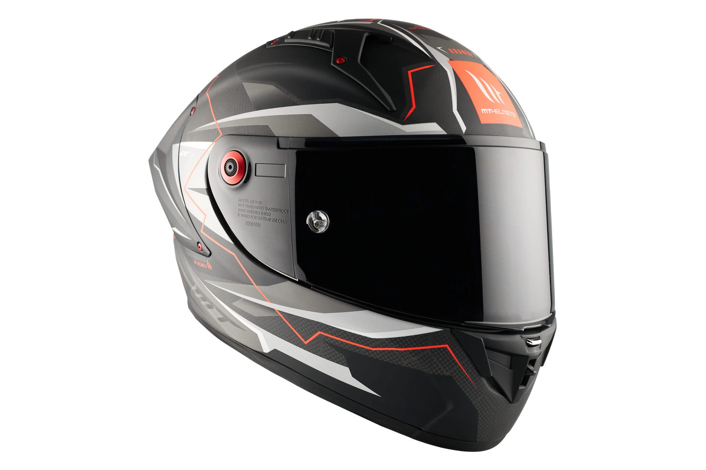 CASCO MT FF103PLUSC KRE+ CARBON KRAKER C5 | ROJO FLUOR MATE | SKU: 1302928253#