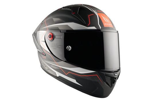 CASCO MT FF103PLUSC KRE+ CARBON KRAKER C5 | ROJO FLUOR MATE | SKU: 1302928253#