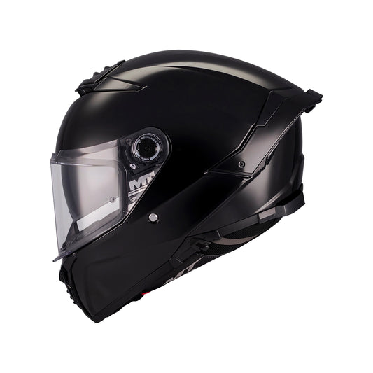 CASCO MT FF118SV THUNDER 4 SV PURE A1 NEGRO BRILLO SKU:130800P0210#