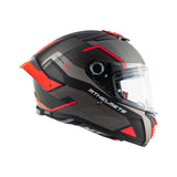 CASCO MT THUNDER 4 SV JERK B5 ROJO MATE | SKU: 1308934153-#