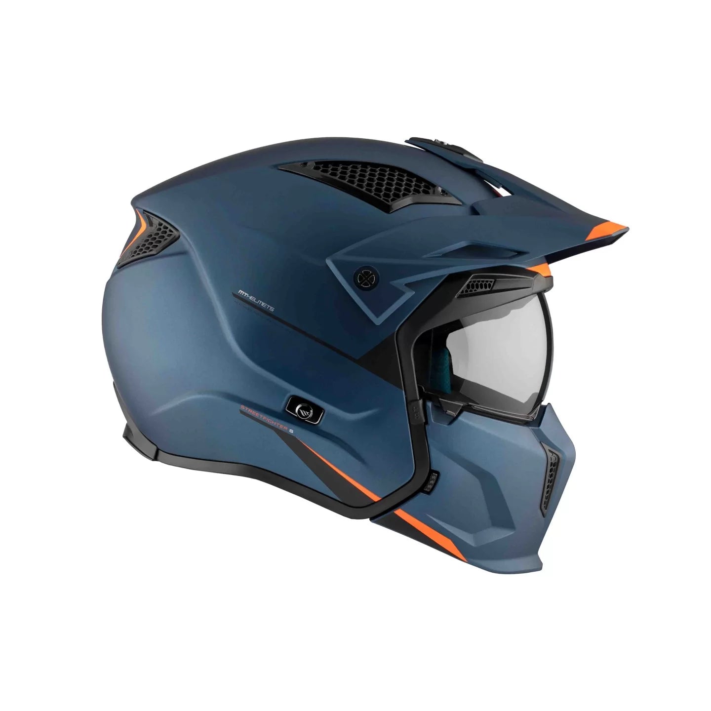 CASCO MT TR902B SV STREETFIGHTER SV S SOLID A7 AZUL MATE | SKU: 1327000072#