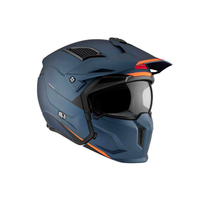 CASCO MT TR902B SV STREETFIGHTER SV S SOLID A7 AZUL MATE | SKU: 1327000072#