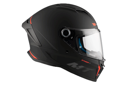 CASCO MT FF126 STINGER 2 SOLID A1 MATE NEGRO | SKU: 13340000113#