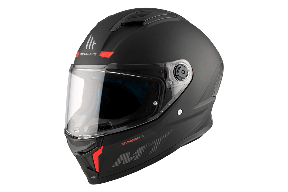 CASCO MT FF126 STINGER 2 SOLID A1 MATE NEGRO | SKU: 13340000113#