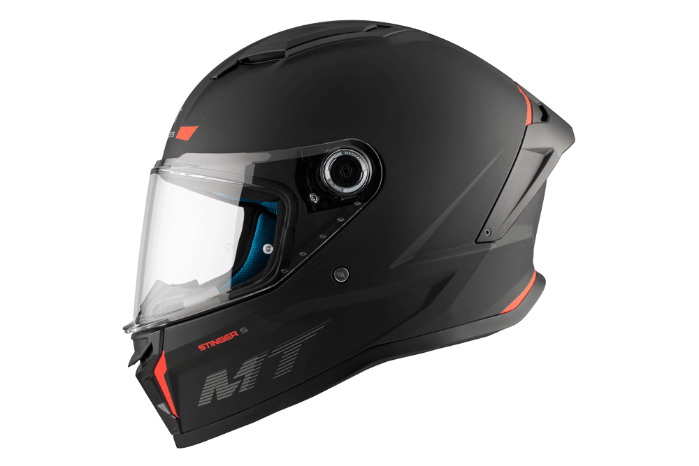 CASCO MT FF126 STINGER 2 SOLID A1 MATE NEGRO | SKU: 13340000113#