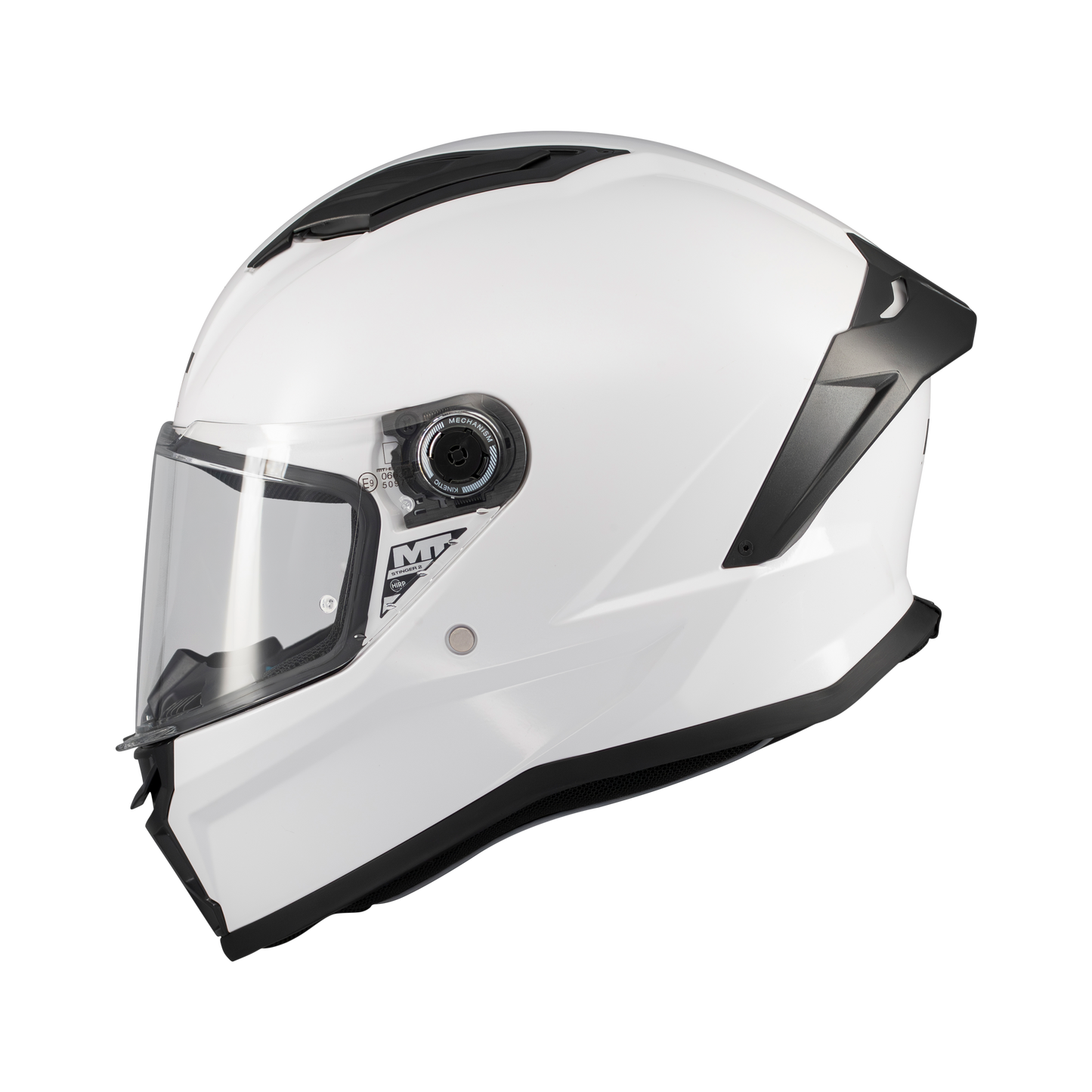 CASCO MT STINGER 2 PURE A0 BLANCO PERLA BRILLO SKU: 133400PA000#