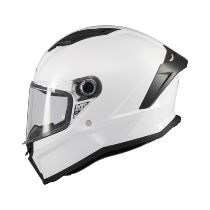 CASCO MT STINGER 2 PURE A0 BLANCO PERLA BRILLO SKU: 133400PA000#