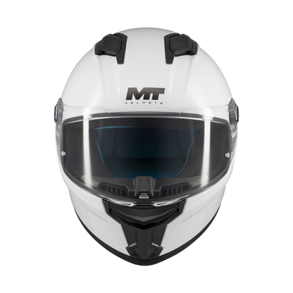 CASCO MT STINGER 2 PURE A0 BLANCO PERLA BRILLO SKU: 133400PA000#