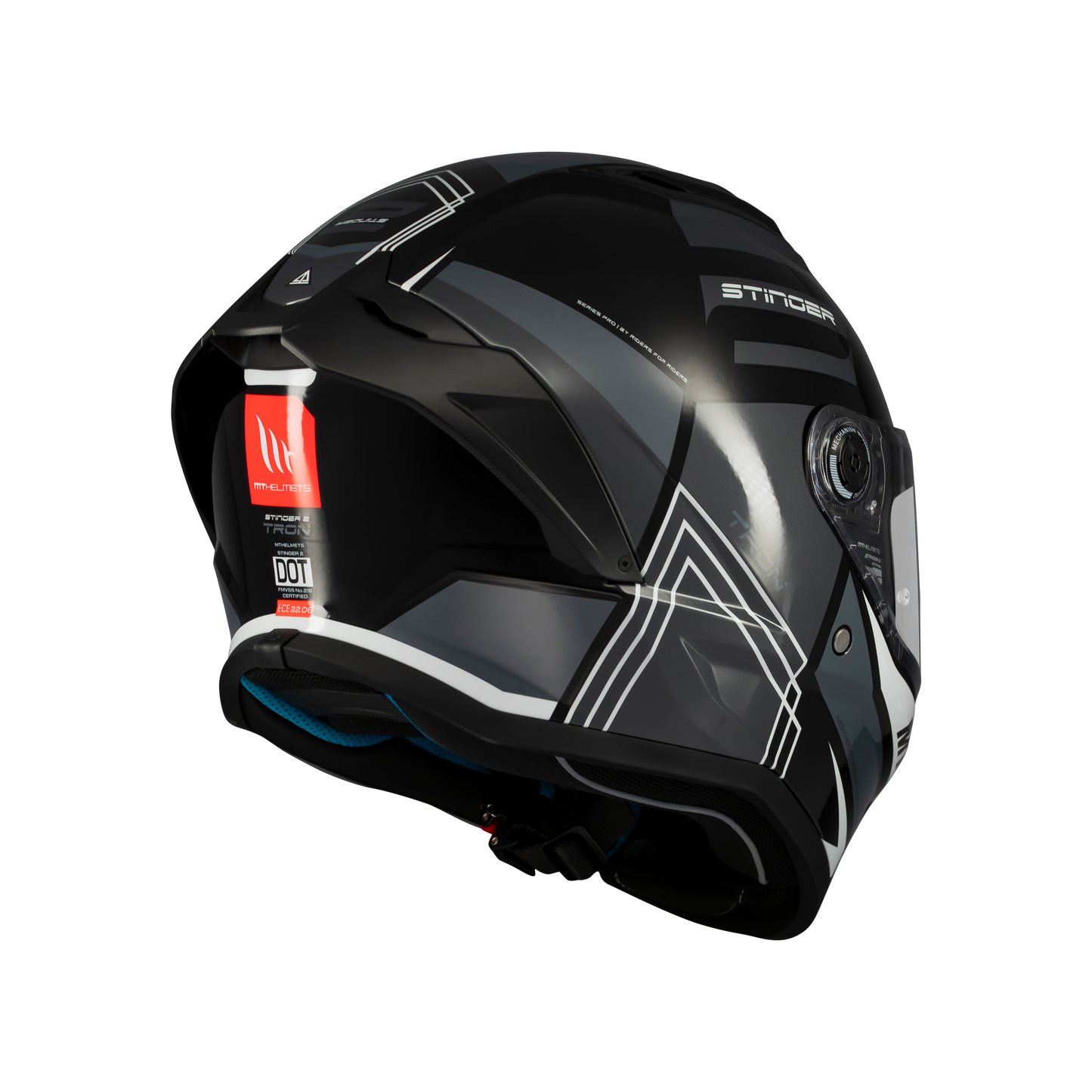 CASCO MT FF126 STINGER 2 TRON B12 BRILLO | SKU: 13343801121#