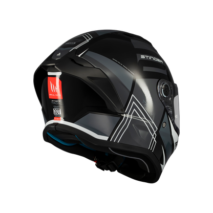 CASCO MT FF126 STINGER 2 TRON B12 BRILLO | SKU: 13343801121#