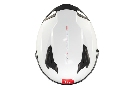 CASCO MT FF128SV BRAKER SV SOLID A0 BLANCO PERLA BRILLO SKU:1346000000#